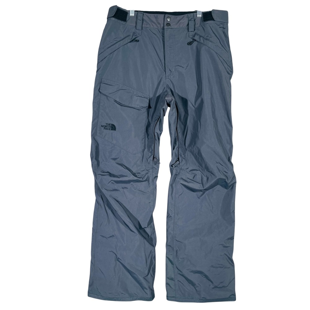 The North Face Ski Pants Men M DryVent Black Cargo Snowboard Waterproof Winter